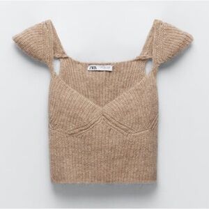 ZARA Limited Edition Wool Blend Knit Top